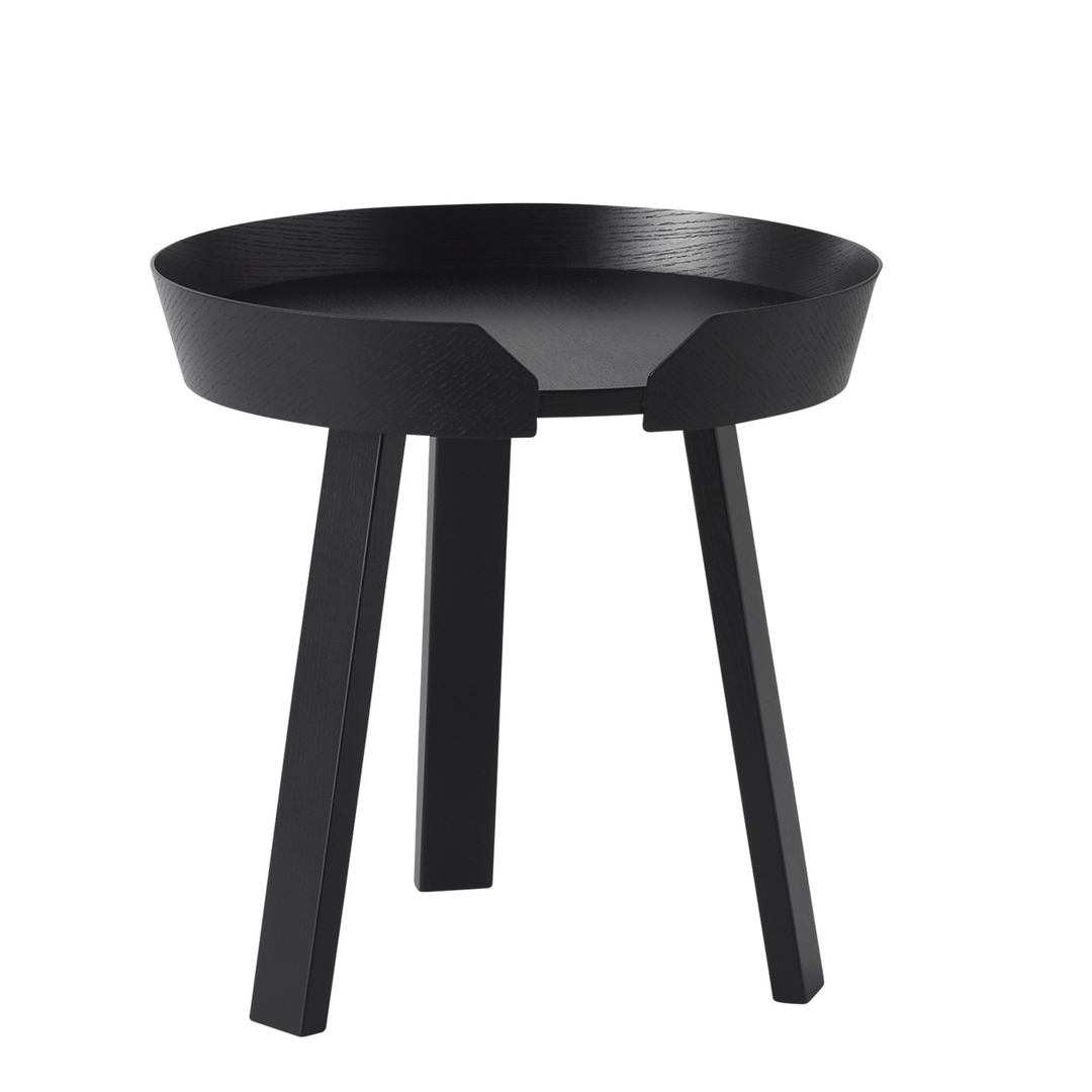 Muuto Around Coffee Table Schwarz, Ø: 45 cm / H: 46 cm