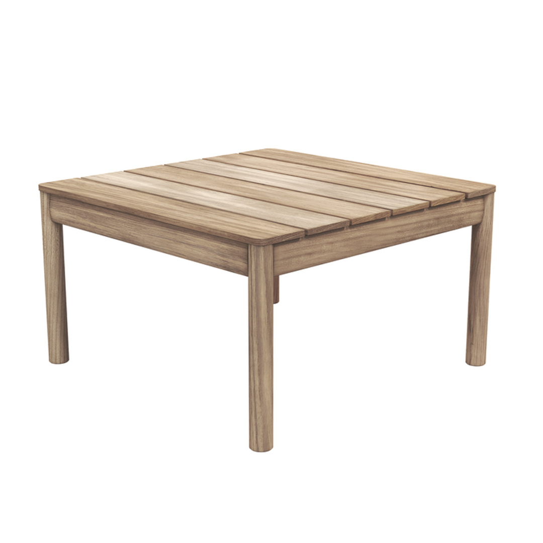 Skagerak by Fritz Hansen Tradition Lounge Table Teakholz unbehandelt, H: 40.5 cm