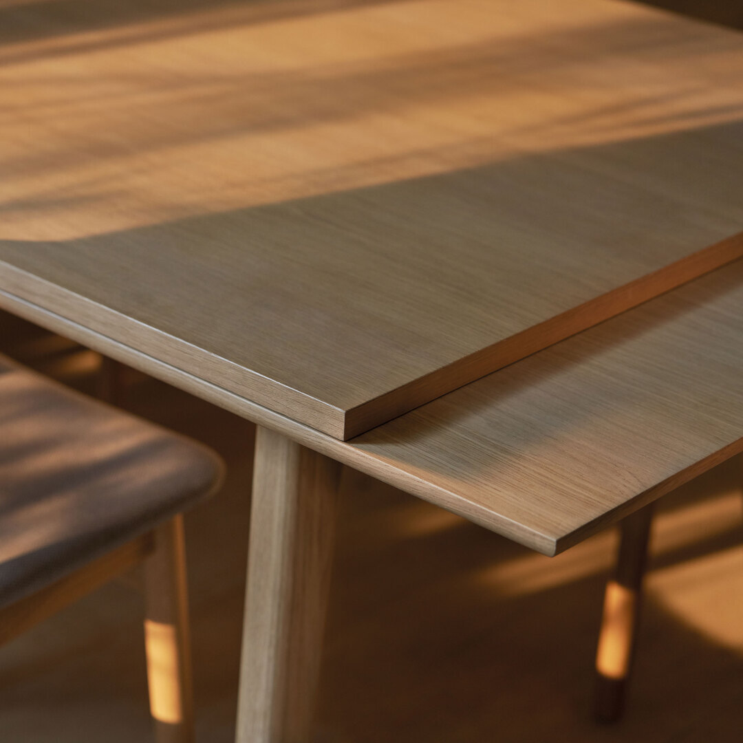 FDB Mobler C65 Åstrup Dining Table Eiche lackiert, B: 170 cm - 280 cm (ausgezogen) / T: 90 cm