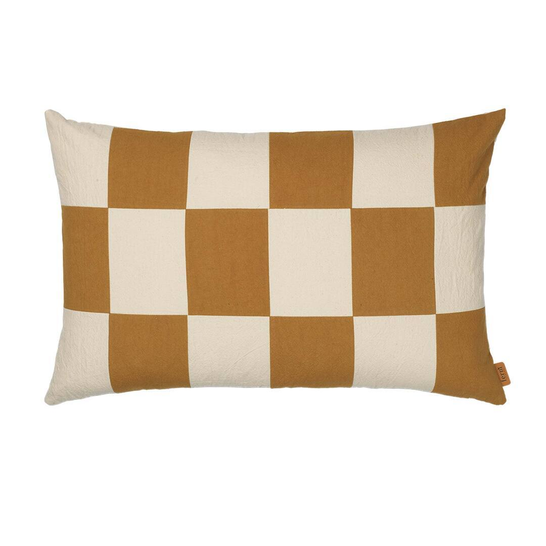 Ferm Living Fold Patchwork Cushion B: 60 cm / H: 40 cm, Sugar Kelp