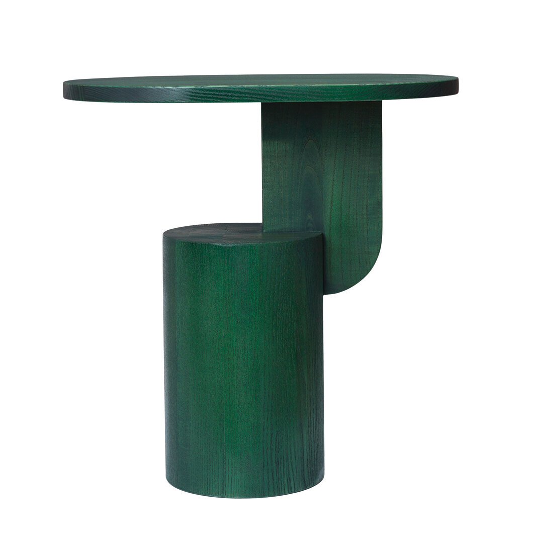 Ferm Living Insert Side Table Eschenholz grün gebeizt