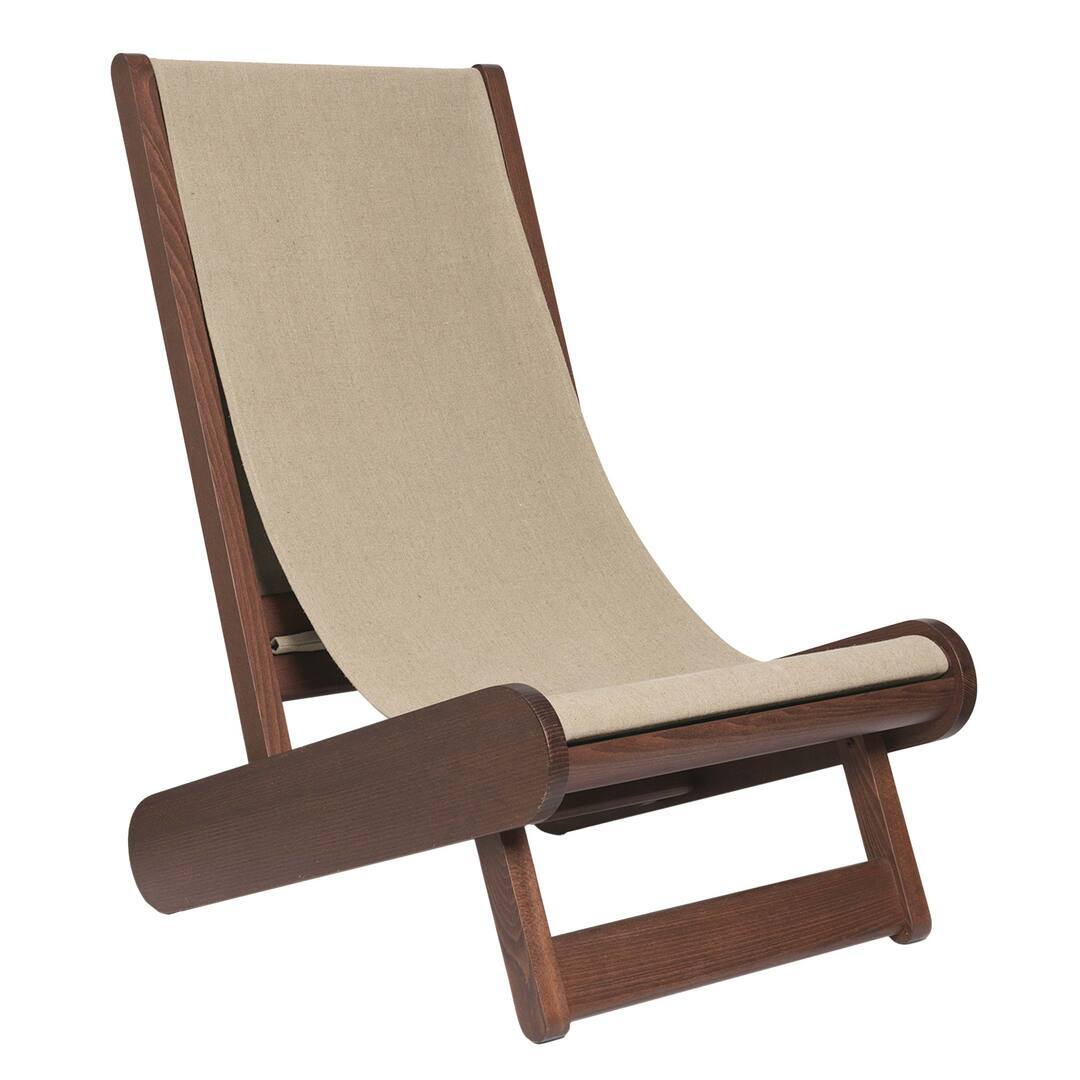Ferm Living Hemi Lounge Chair Buchenholz dunkel gebeizt