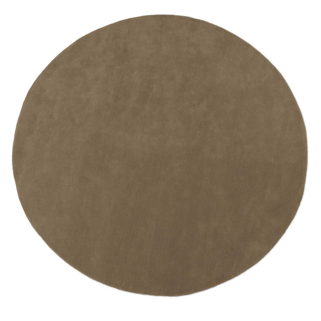 Ferm Living Stille Tufted Rug Ø: 240 cm, Ash Brown