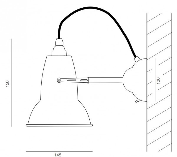 Leuchte Original 1227 Brass Anglepoise