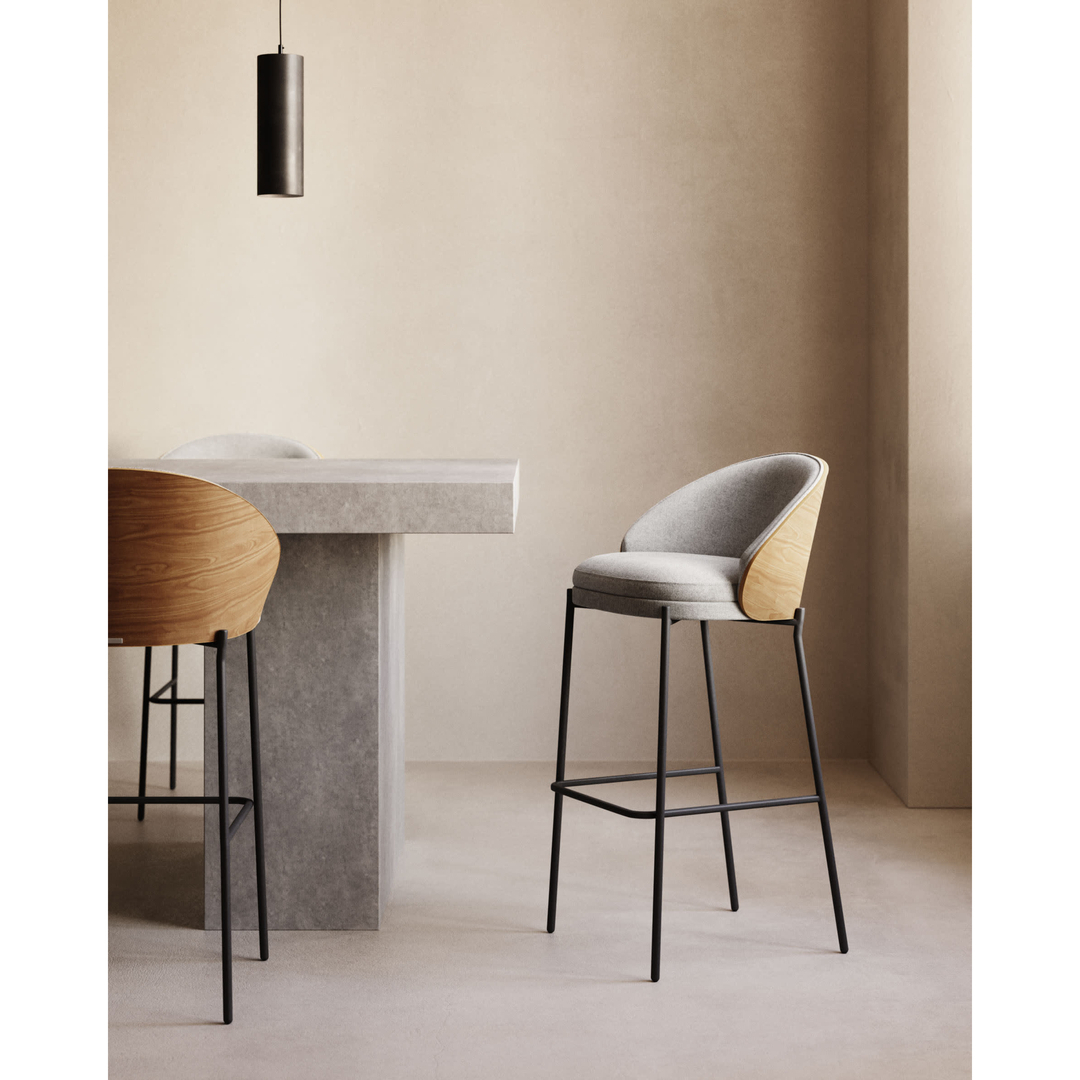 Eamy Barhocker H 77cm von Kave Home im 2er Set