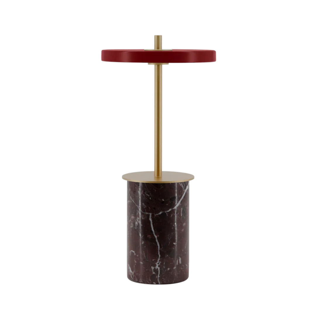 Umage Tischleuchte Asteria Move Mini von Umage Red marble