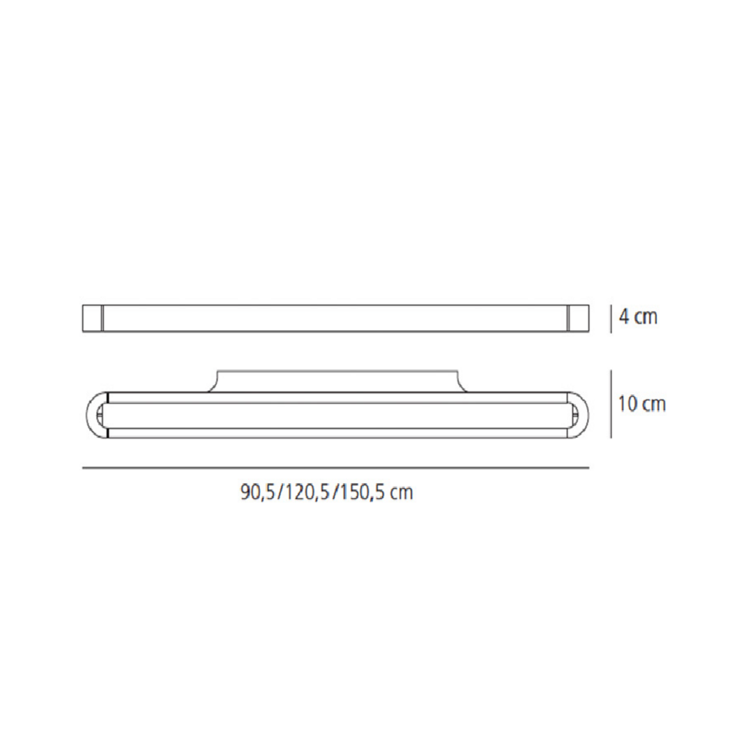 Parete LED Wandleuchte Dimmbar Talo von Artemide