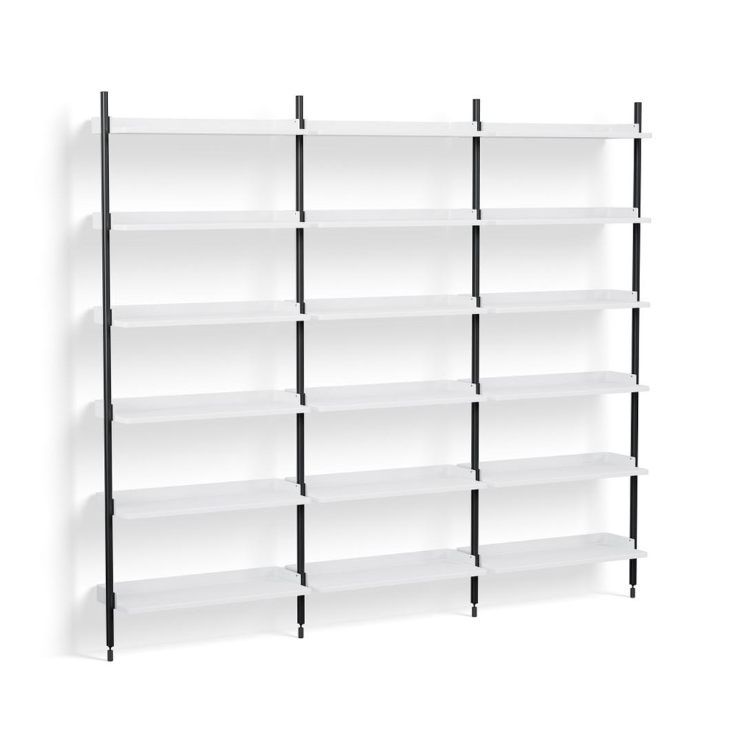 HAY Regalsystem Combination 103 - 3 Coloumn Pier von Hay PS White , Black