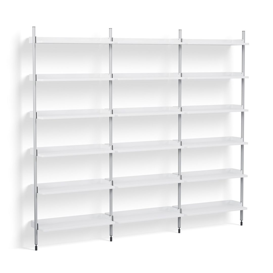 HAY Regalsystem Combination 103 - 3 Coloumn Pier von Hay PS White , Clear