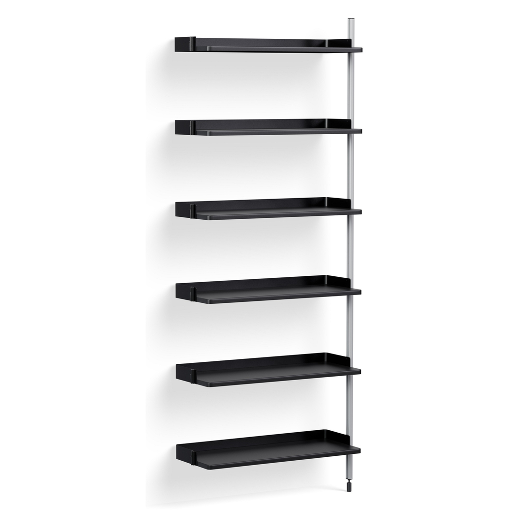 HAY Regalsystem Combination 100 - Add On Pier von Hay PS Black , Clear