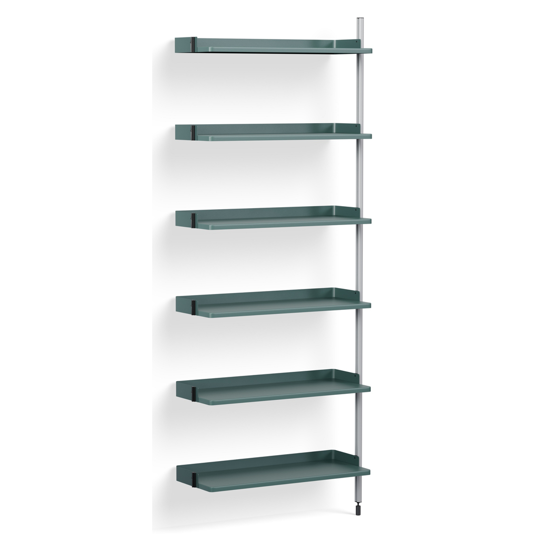 HAY Regalsystem Combination 100 - Add On Pier von Hay PS Blue , Clear