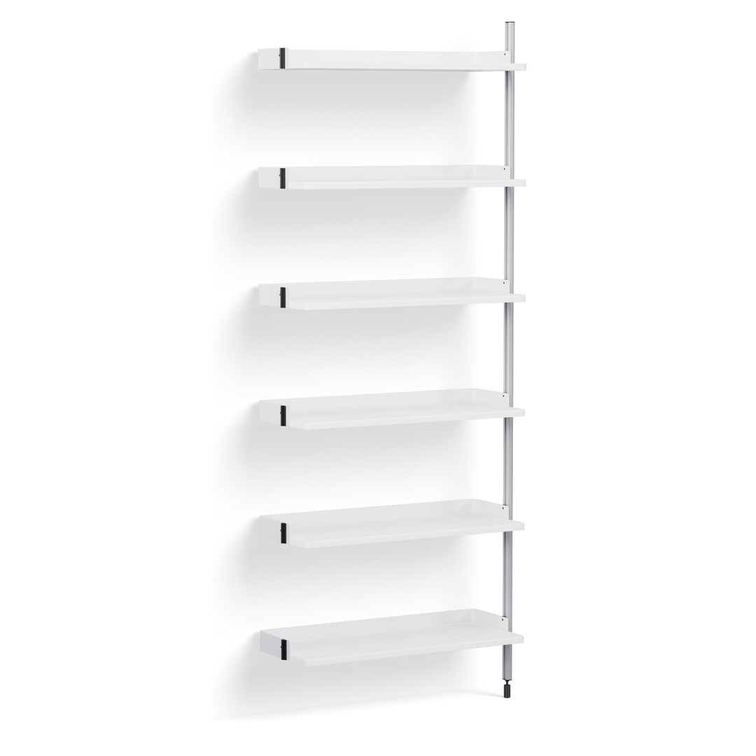 HAY Regalsystem Combination 100 - Add On Pier von Hay PS White , Clear