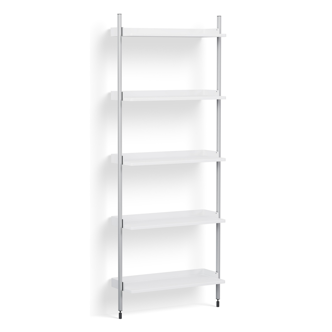 HAY Regalsystem Combination 111 - 1 Coloumn Pier von Hay PS White , Clear