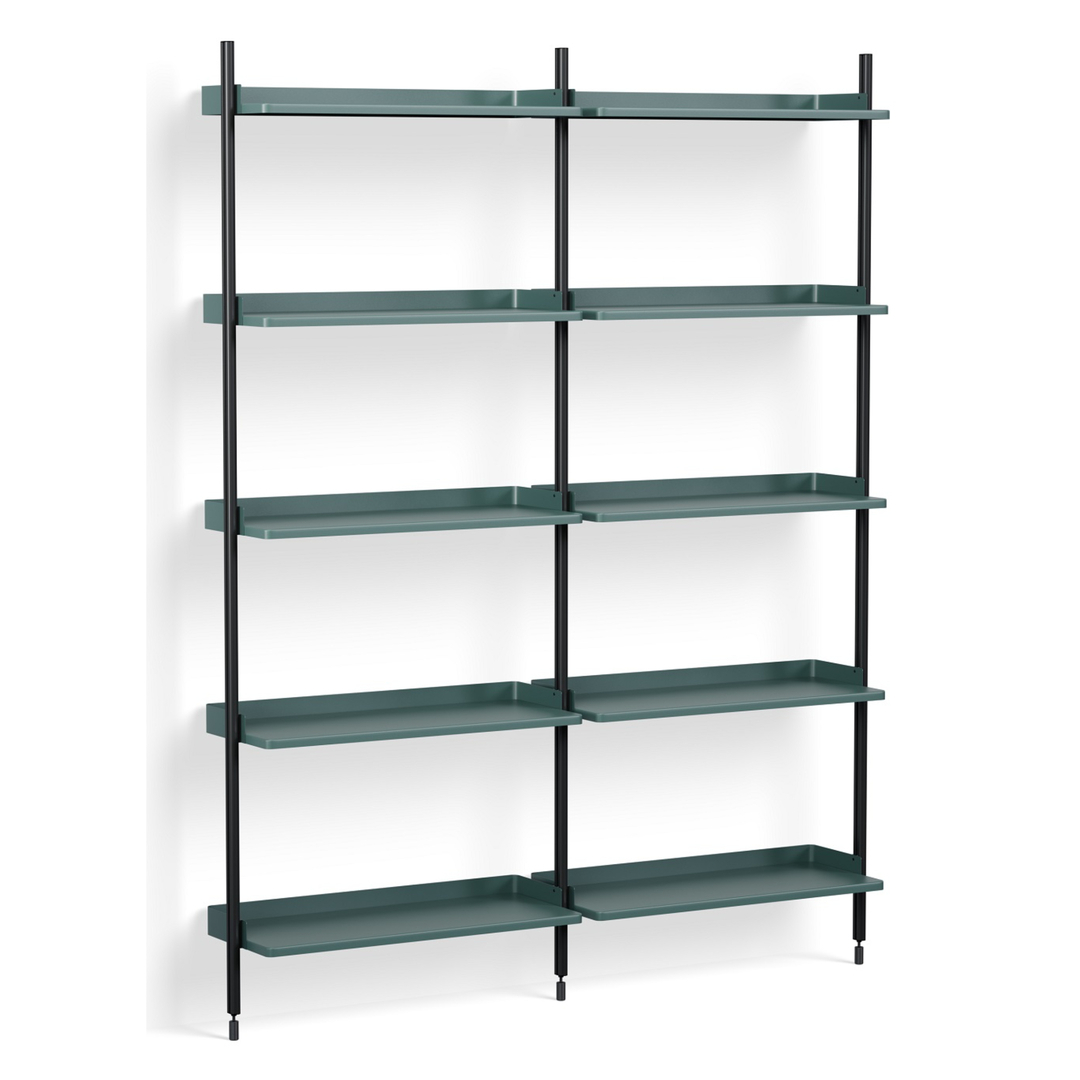 HAY Regalsystem Combination 112 - 2 Coloumn Pier von Hay PS Blue , Black