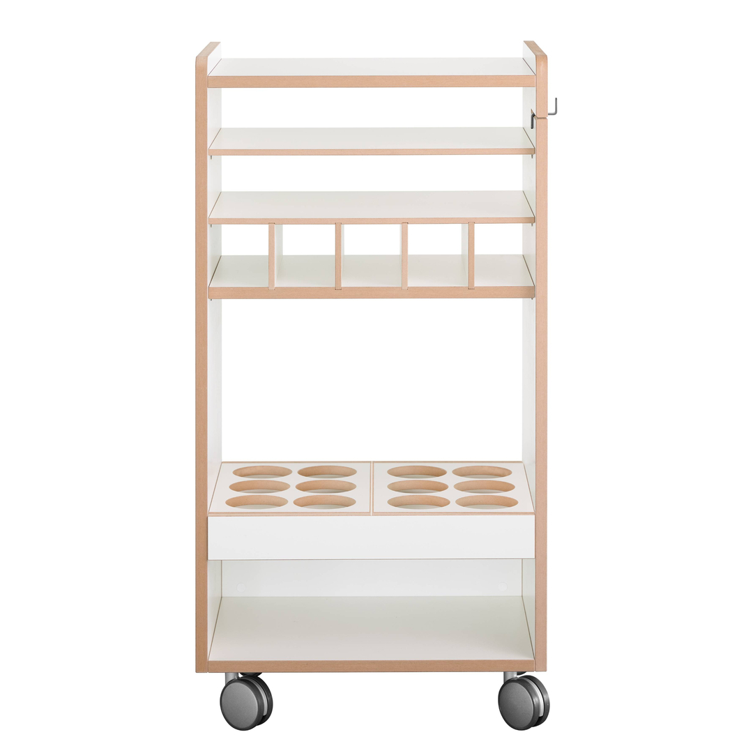 Tojo Rollcontainer Fahrbar von Tojo Mobile with horizontal bottle insert
