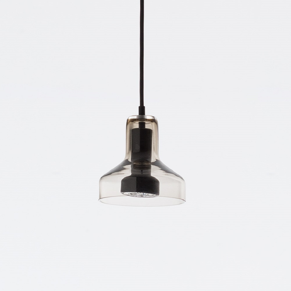 Artemide Pendelleuchte Stablight S von Artemide Brown diffuser, black structure