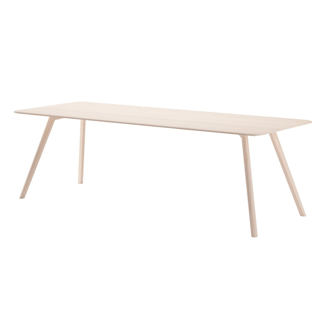 Objekte unserer Tage Tisch Meyer 23 von Objekte unserer Tage Ash waxed with white pigment, T: 240 cm