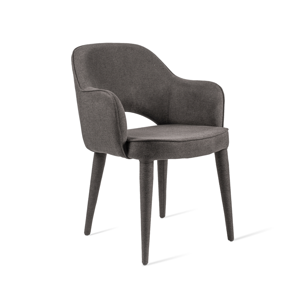 Pols Potten Chair arms Cosy fabric von Polspotten Dunkelgrau
