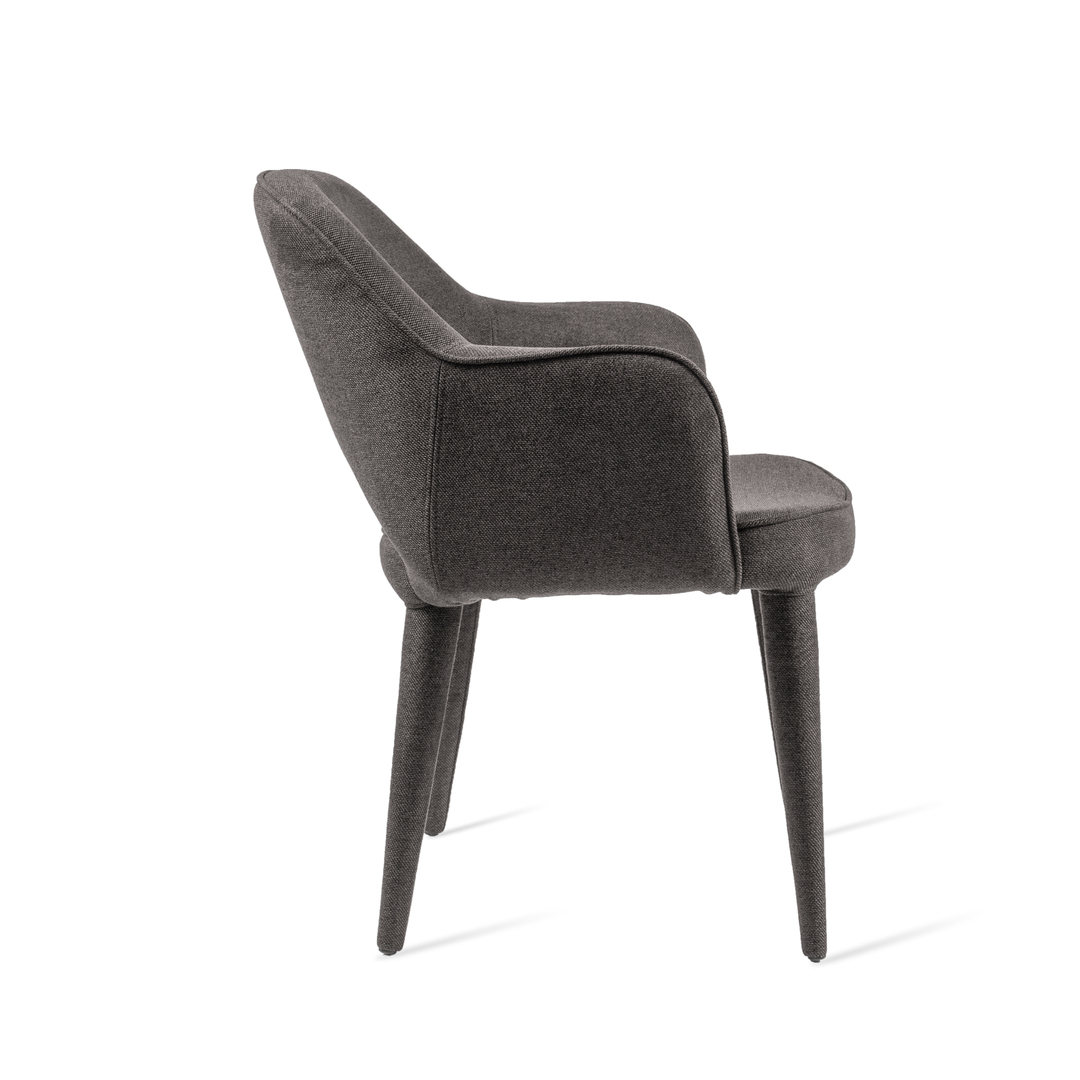 Pols Potten Chair arms Cosy fabric von Polspotten Dunkelgrau