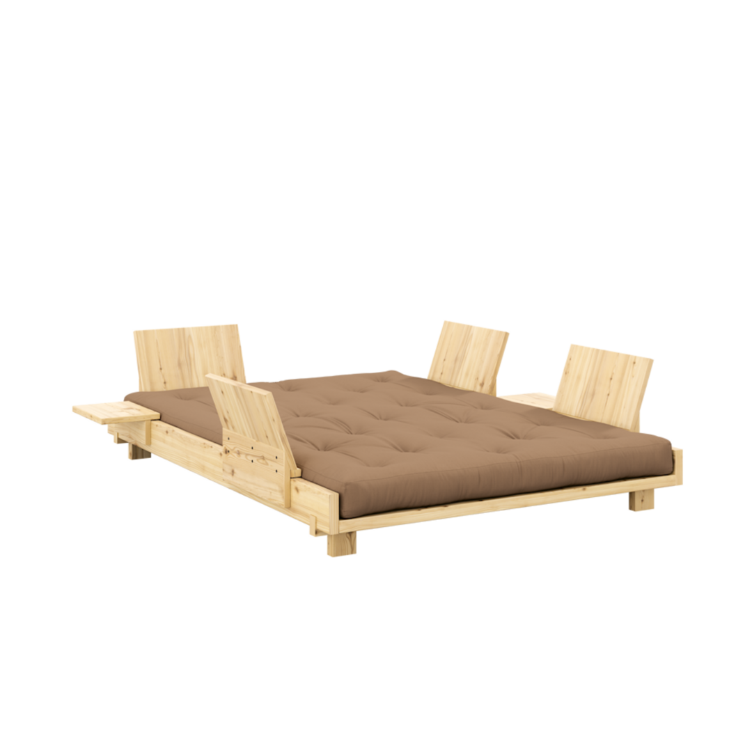 Karup Design Schlafsofa Social Sofa Bed von Karup Design  4 Pcs, Mocha