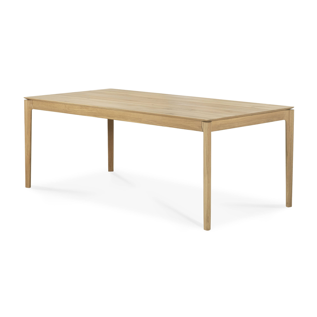 Ethnicraft Ausziehbarer Massivholztisch Bok von Ethnicraft W: 200 - 300cm / D: 100cm, Oak