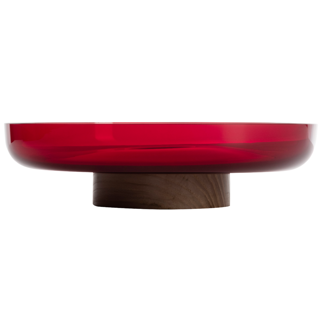 Artemide Tischleuchte Tragbar Bonta Base Piatto von Artemide Rot