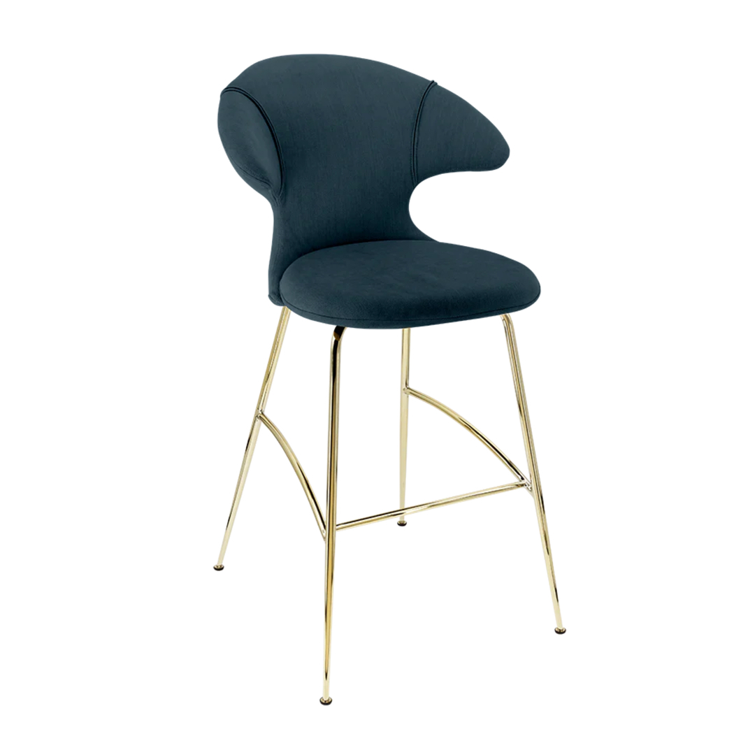Umage Barhocker Time Flies von Umage Jet Air Blue, Brass