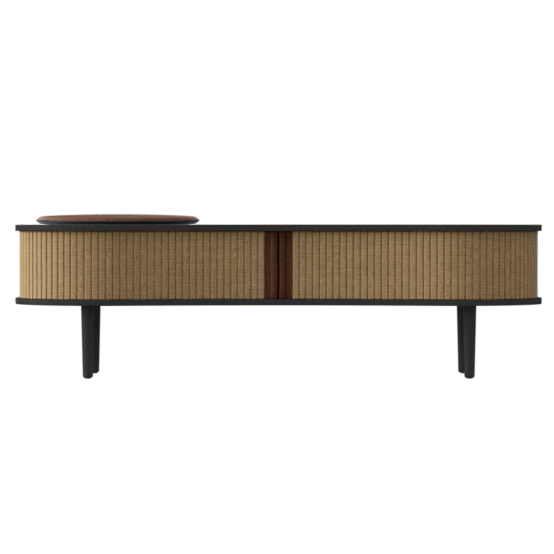 Umage TV Bank Audacious von Umage Sugar brown,  Black oak