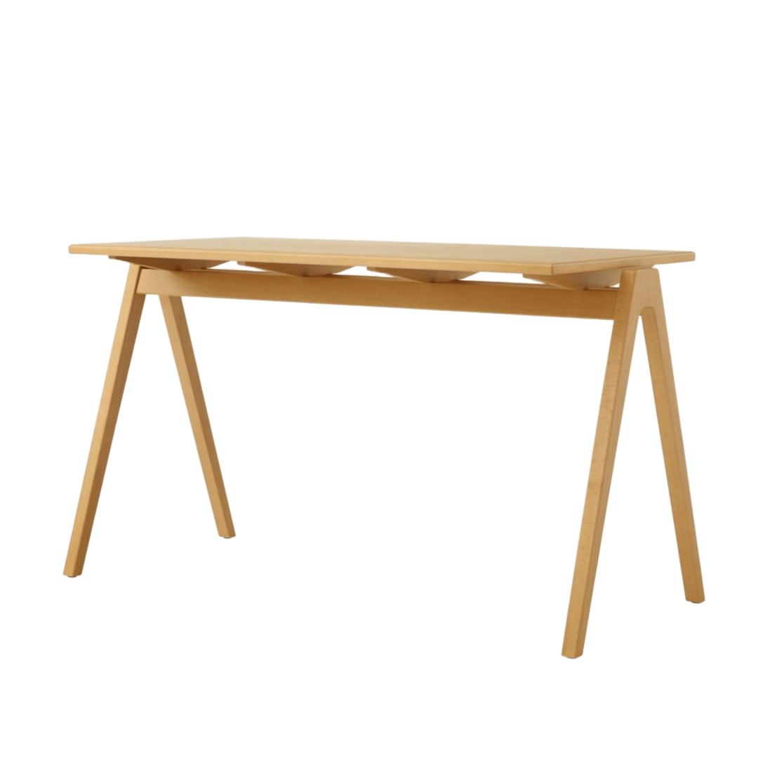&Tradition Daystak Table RD2 W: 122 cm / D: 61 cm, Honey stained beech
