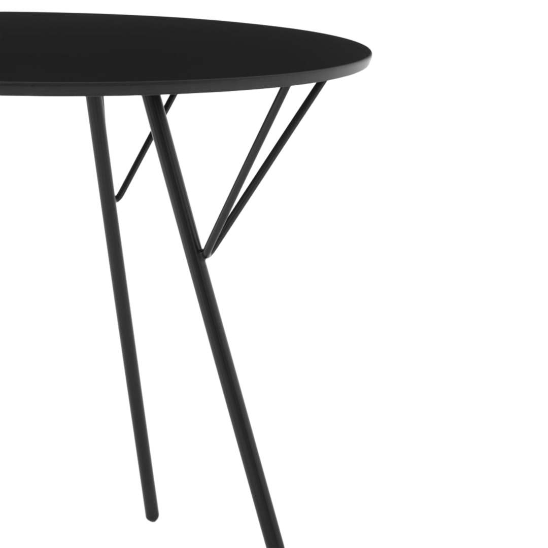 &Tradition RFH Terrace Table RD5 & RD6 Black, Ø: 97 cm