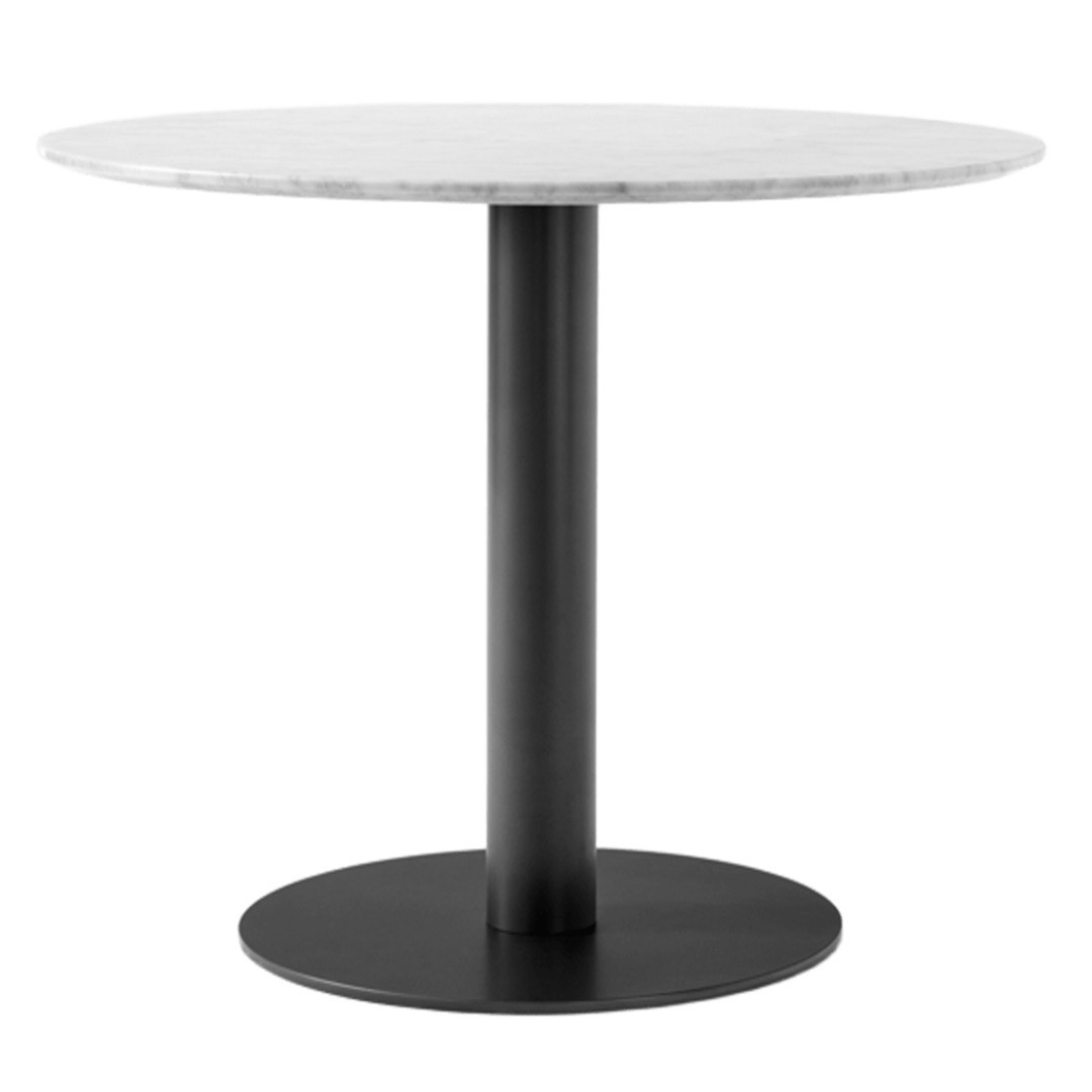 &Tradition In Between SK11/SK12/SK20 Black, Ø: 90 cm , Bianco Carrara marble