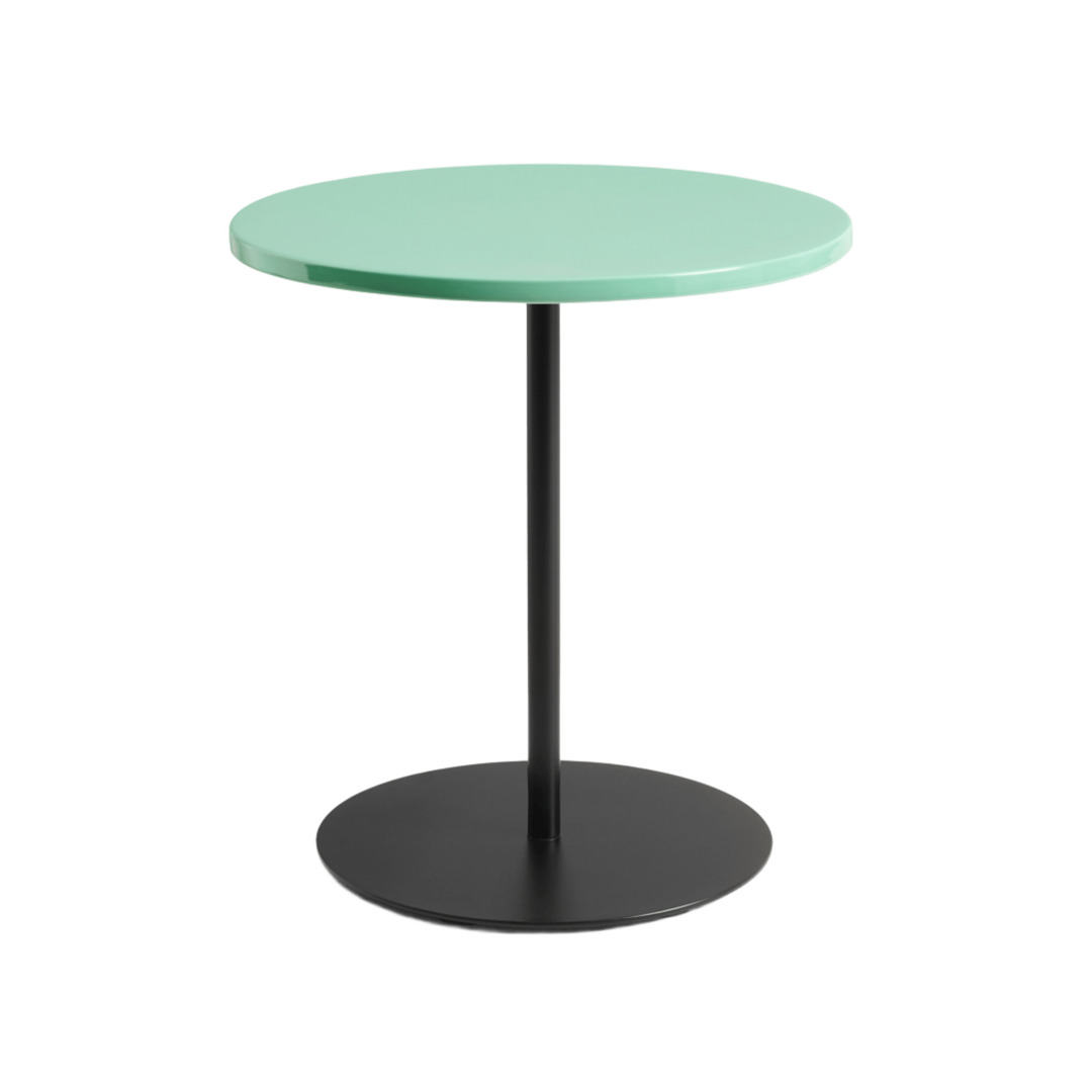 HAY Couchtisch Pyro Coffee Table von HAY Black Powder-coated / Soft Jade ceramic