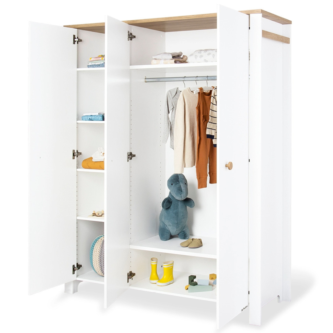 Pinolino Kleiderschrank Lova gross von Pinolino White
