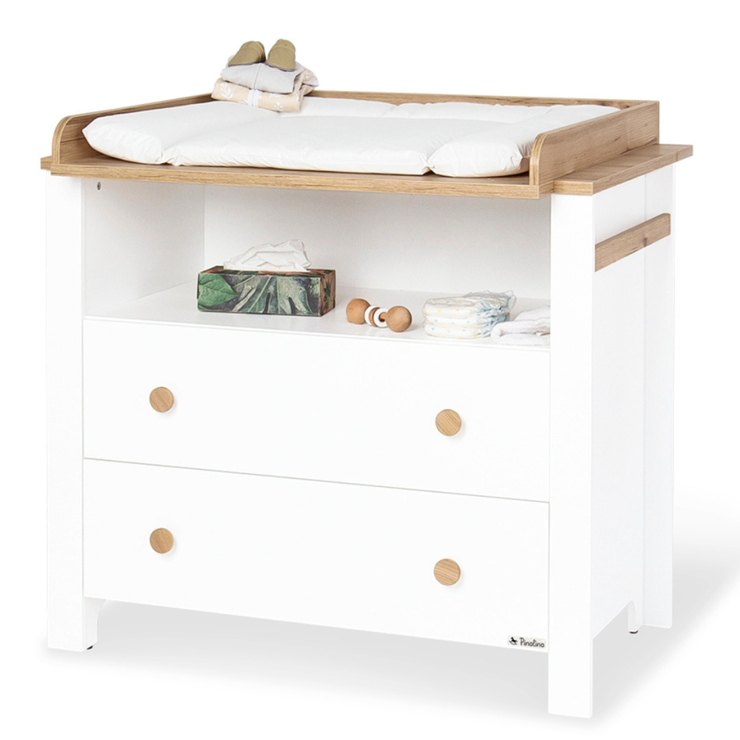 Pinolino Wickelkommode Lova breit Von Pinolino  White