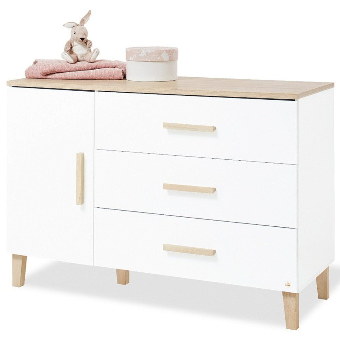 Pinolino Kinderzimmer-Set 'Lumi' extrabreit, 2-tlg Von Pinolino White