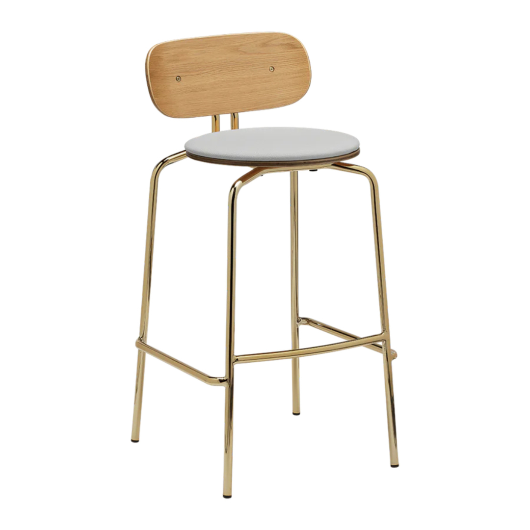 Umage Barhocker Curious Bar Stool Von Umage Sterling, Brass