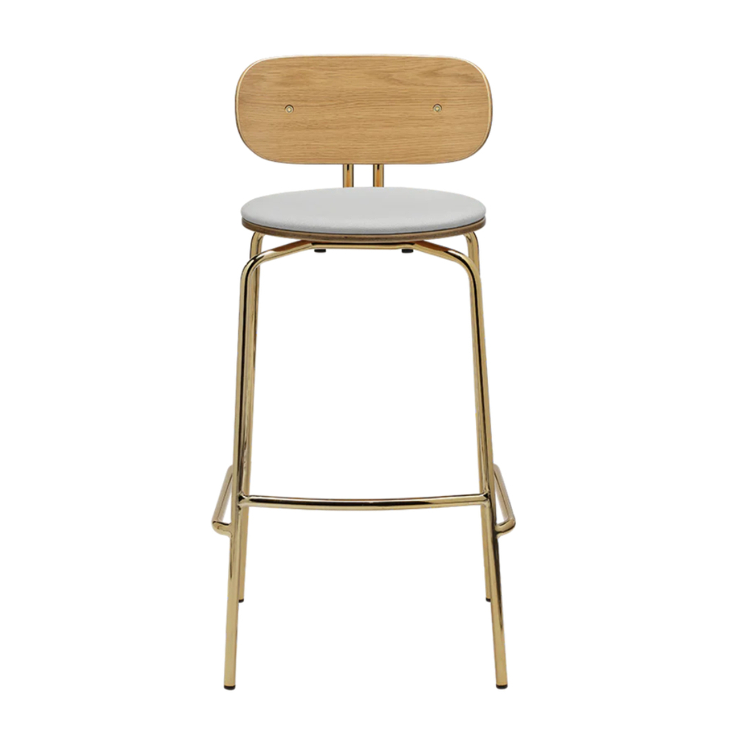 Umage Barhocker Curious Bar Stool Von Umage Sterling, Brass-1