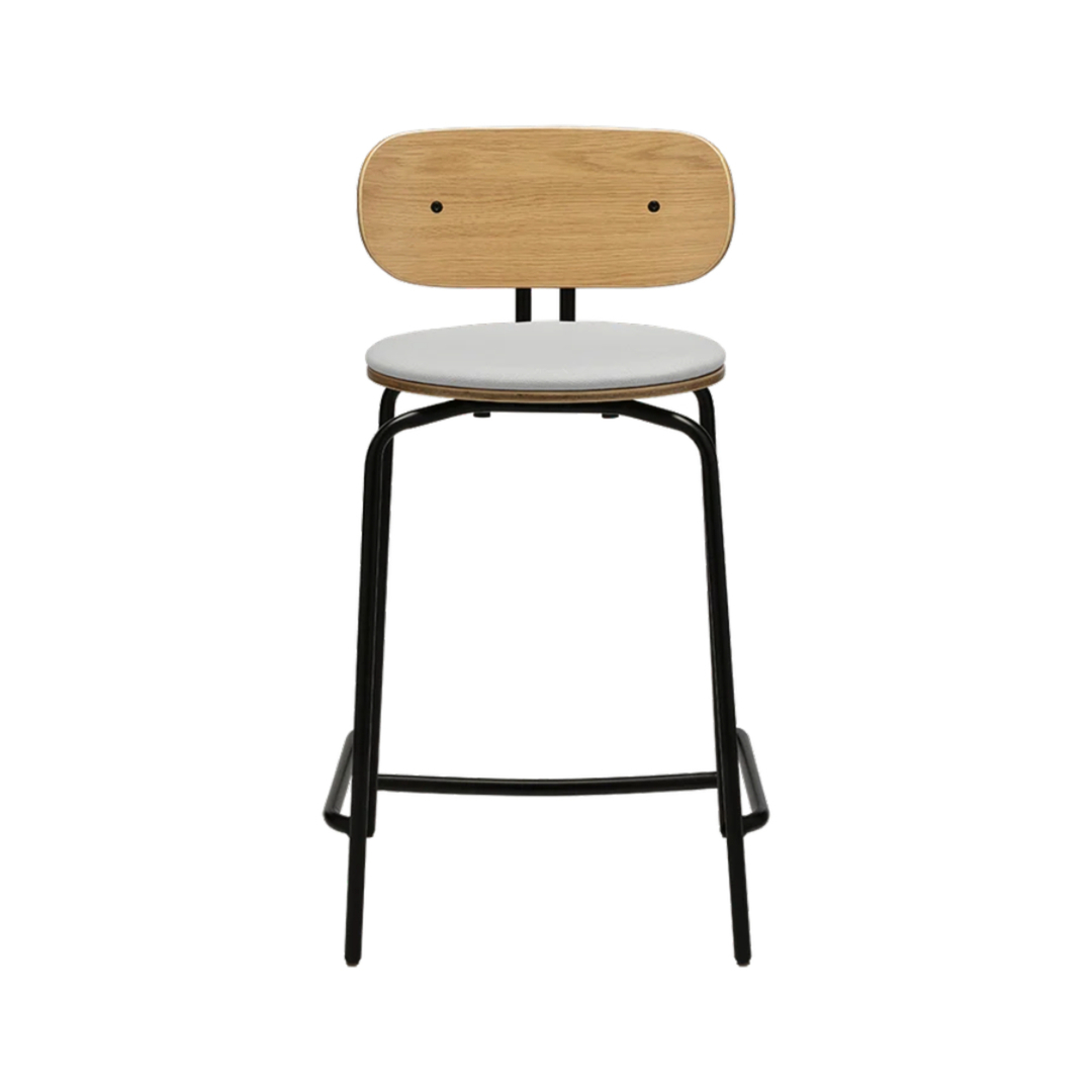 Umage Tresenhocker Curious Counter Stool Von Umage  Sterling, Black -1