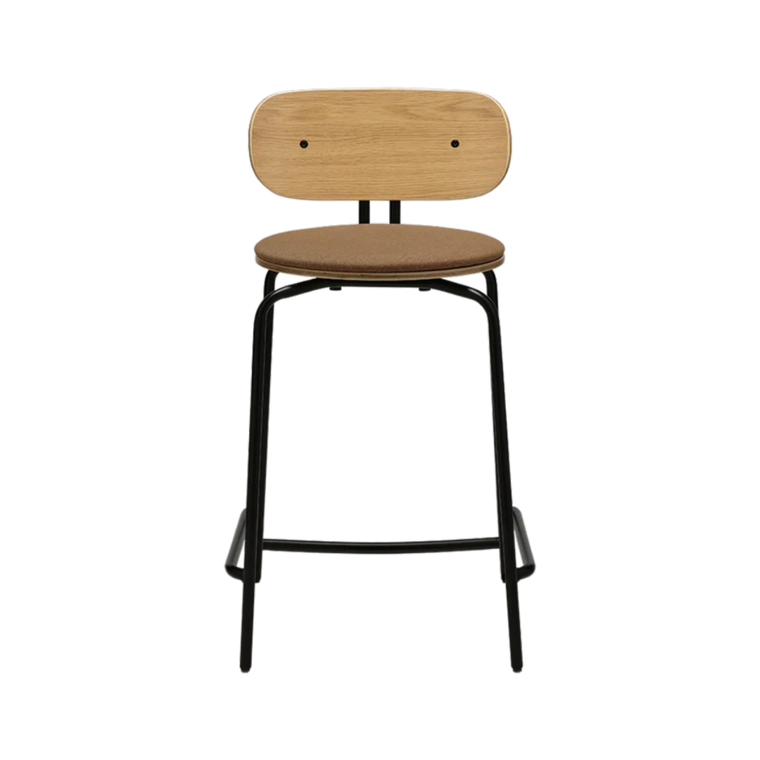 Umage Tresenhocker Curious Counter Stool Von Umage  Sugar brown, Black -1