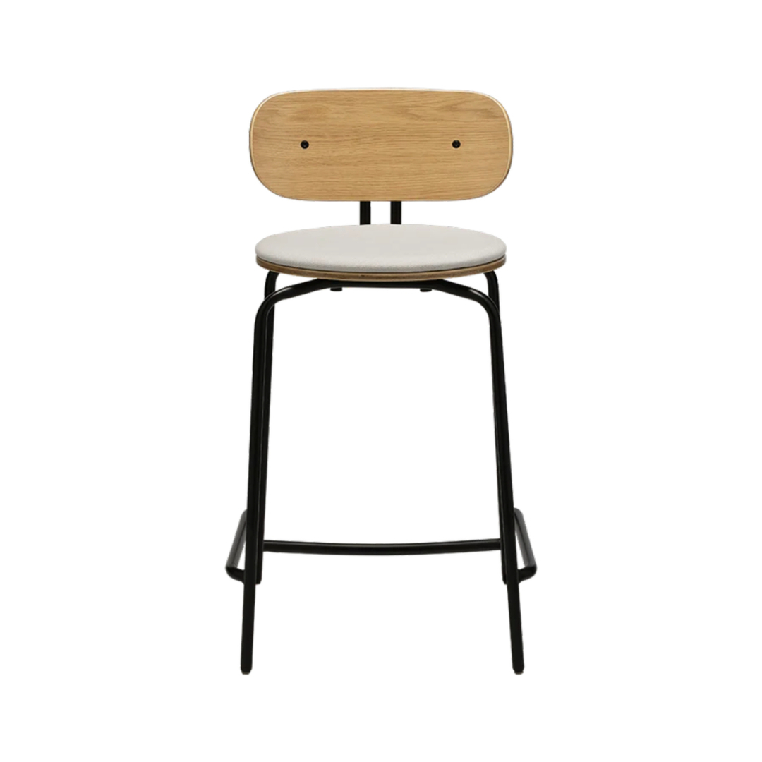 Umage Tresenhocker Curious Counter Stool Von Umage  White sands, Black -1