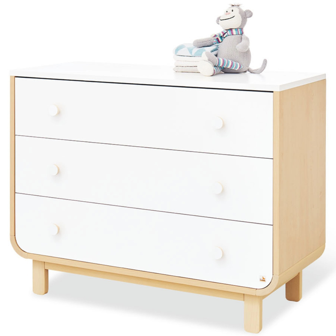 Pinolino Wickelkommode Round Breit Von Pinolino  White / maple