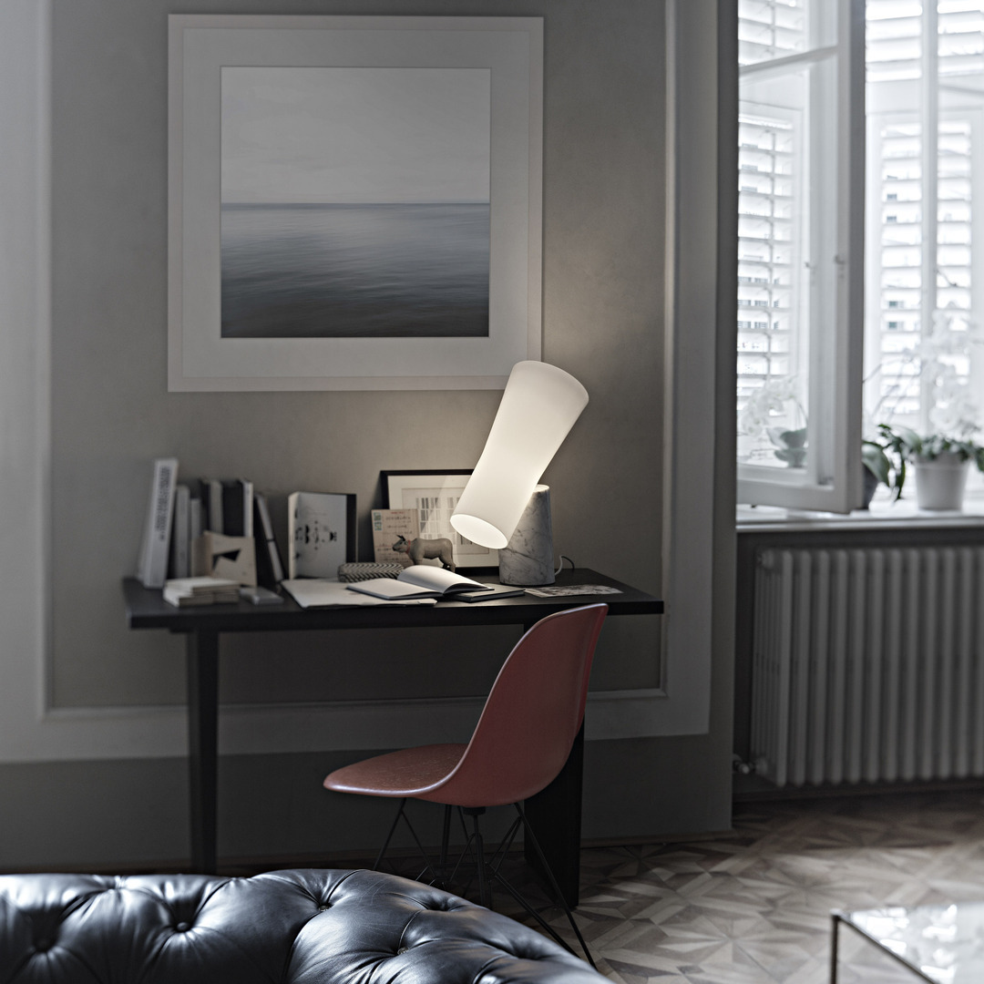 Foscarini Tischleuchte Nile von Foscarini Weiss-1