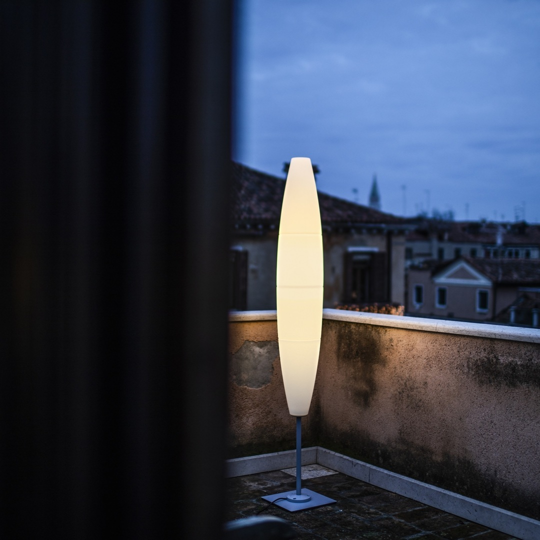 Foscarini Stehleuchte Havana von Foscarini With dimmer, Chrome-1