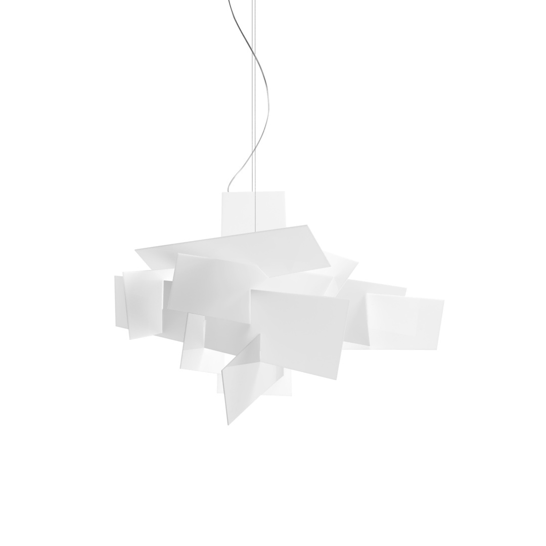 Foscarini Pendelleuchte Big Bang von Foscarini LED Dimmable, Weiss