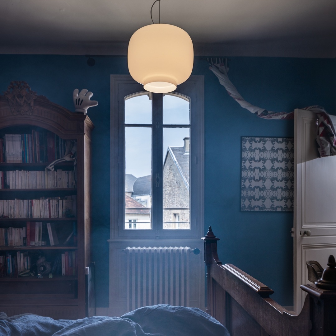 Foscarini Pendelleuchte Chouchin 3 Reverse LED Dimmbar von Foscarini Grau-1