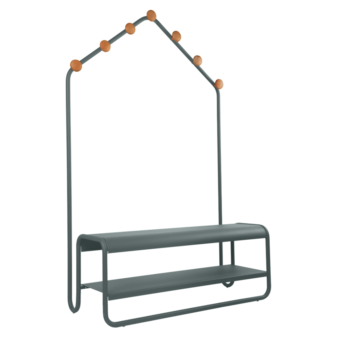 Fermob Garderoben-bank FUNAMBULE von Fermob Thunderstorm grey 26