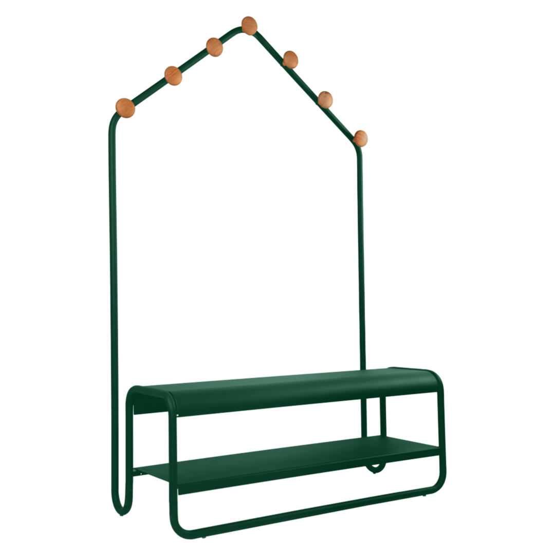 Fermob Garderoben-bank FUNAMBULE von Fermob Cedar green 02