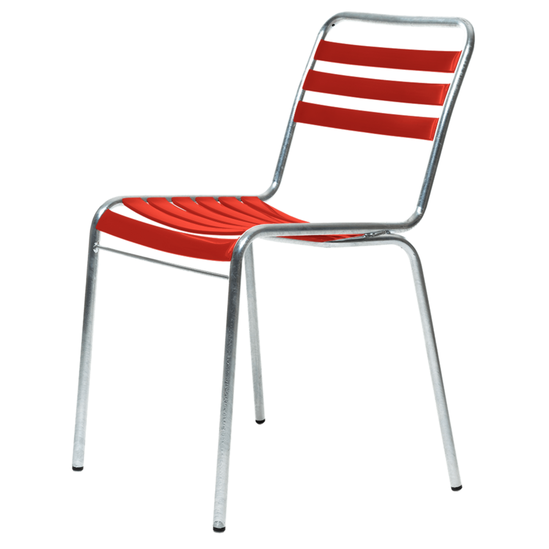 Manufakt Gartenstuhl Modell Genf von Bättig Red