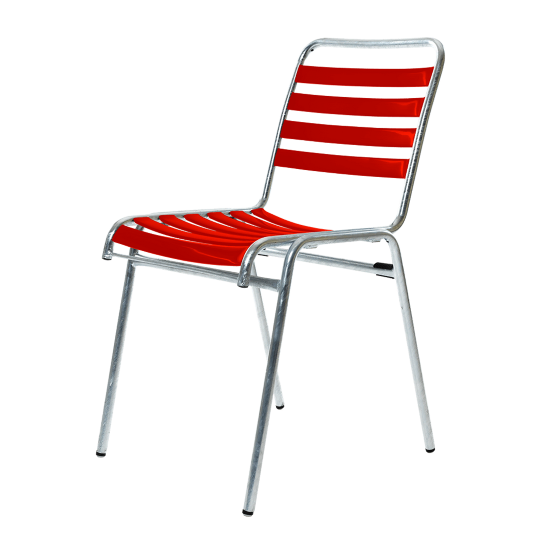 Manufakt Garrtenstuhl Modell Lugano von Bättig Red