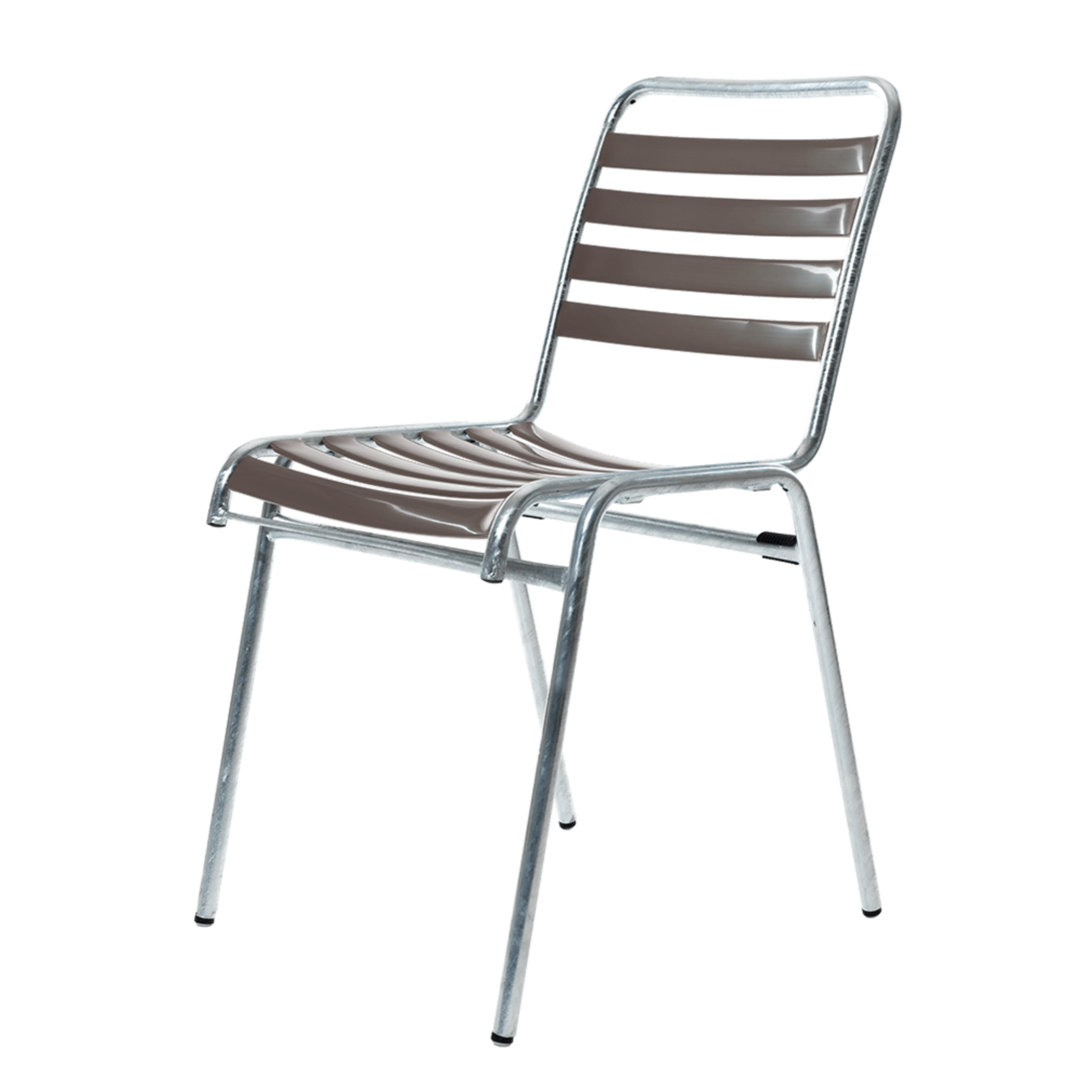 Manufakt Garrtenstuhl Modell Lugano von Bättig Mud gray